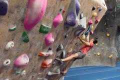 Man Climbing in San Fernando Valley Gym